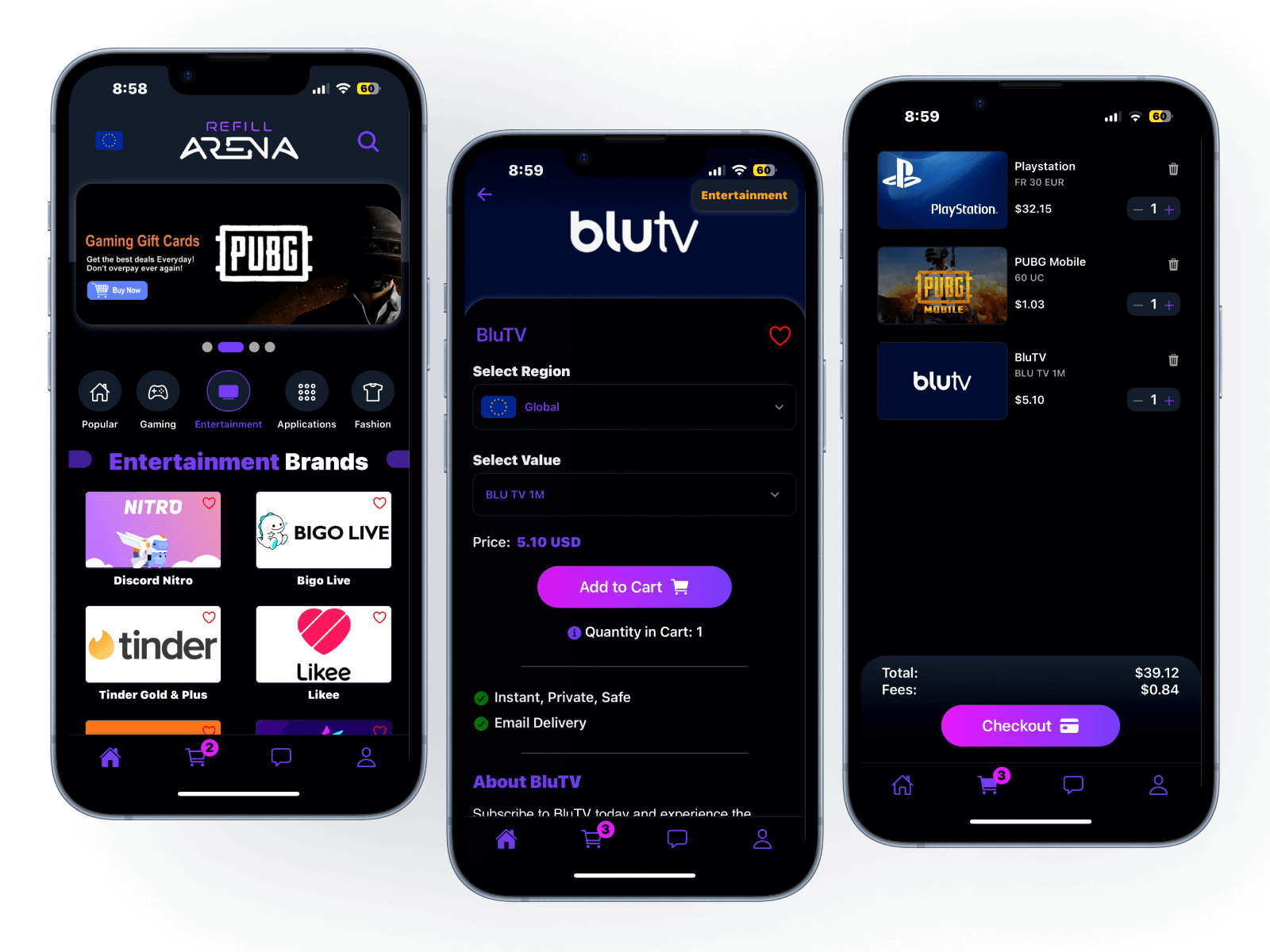 mobile app